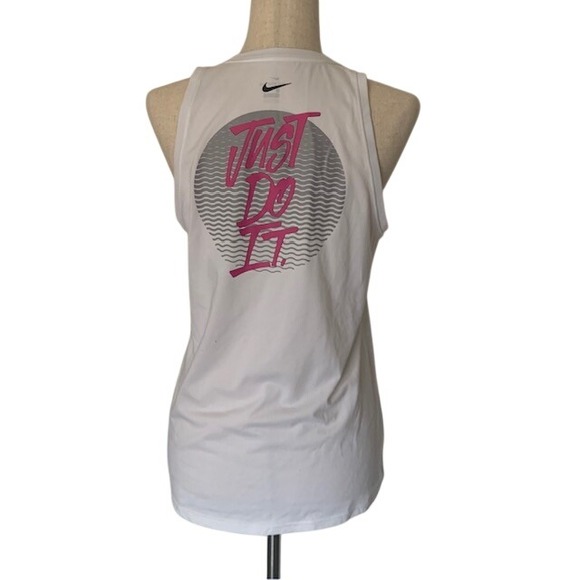 Nike Dri-FIT Tank Top Bundle 2PK Size S Graphic Back Logo NWT Criss Cross Back - Picture 4 of 15